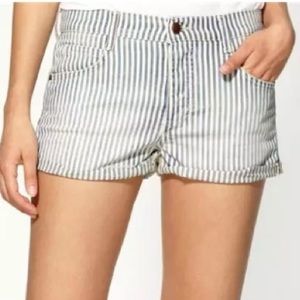 Joe’s Jeans Connie Striped Cut-off Shorts